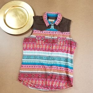 Legacy falls Sleeveless Blouse size Small s